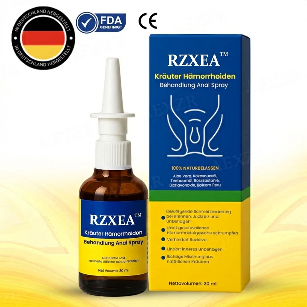 🌟 Offizieller Shop | 🛡️ Sofortige Linderung bei Stechen & Brennen! RZXEA™ Kräuter Hämorrhoiden Behandlung Anal Spray