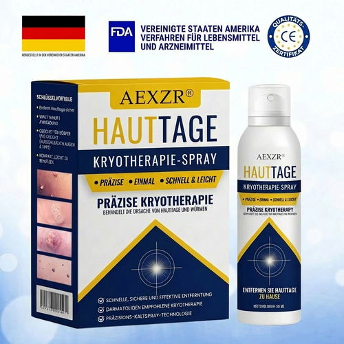 ✨ Schmerzfreie Entfernung für zu Hause | AEXZR® Stielwarzen Kryo-Behandlungsspray
