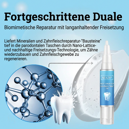 🌟Offizieller Store | 🛡️ Lockere Zähne festigen & Zahnfleischrückgang natürlich umkehren!AEXZR® Nicht-chirurgisches Zahnfleisch- "Naht“-Gel