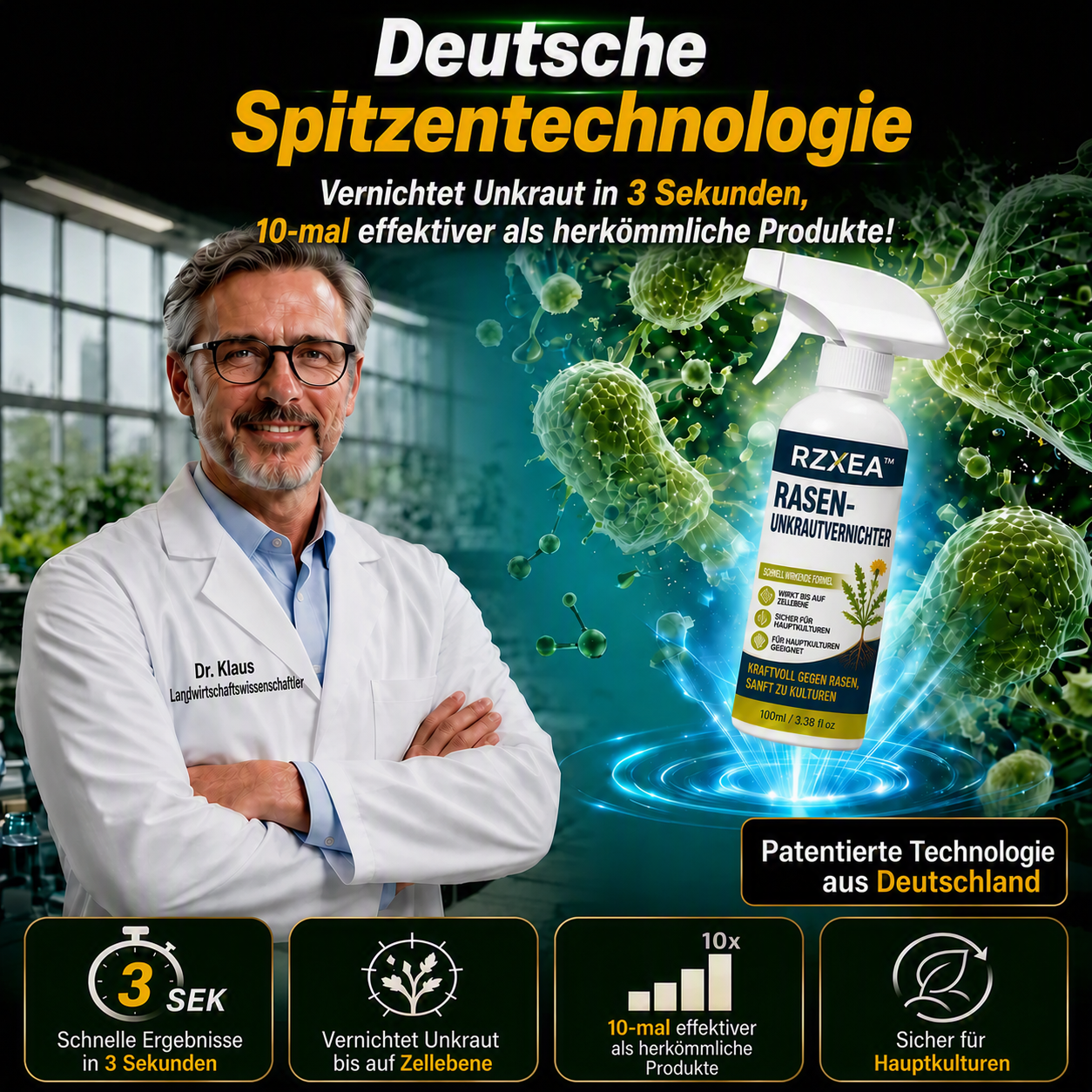 ⚡ [Einfaches und stressfreies Unkrautjäten im Garten] Unkrautvernichter für den Hausgebrauch