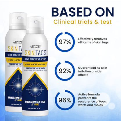 ❄️ Fast-Acting Cryo Formula! | ✨ Freeze Blemishes Instantly! | AEXZR® Skin Tag Cryo Treatment Spray