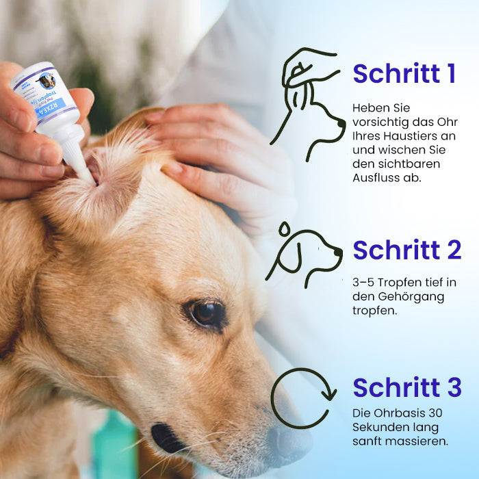 🌟 Offizieller Shop | ✨ Schluss mit Geruch & Juckreiz – für perfekt saubere Ohren!RZXEA™ Pet EarPro Tropfen FM+