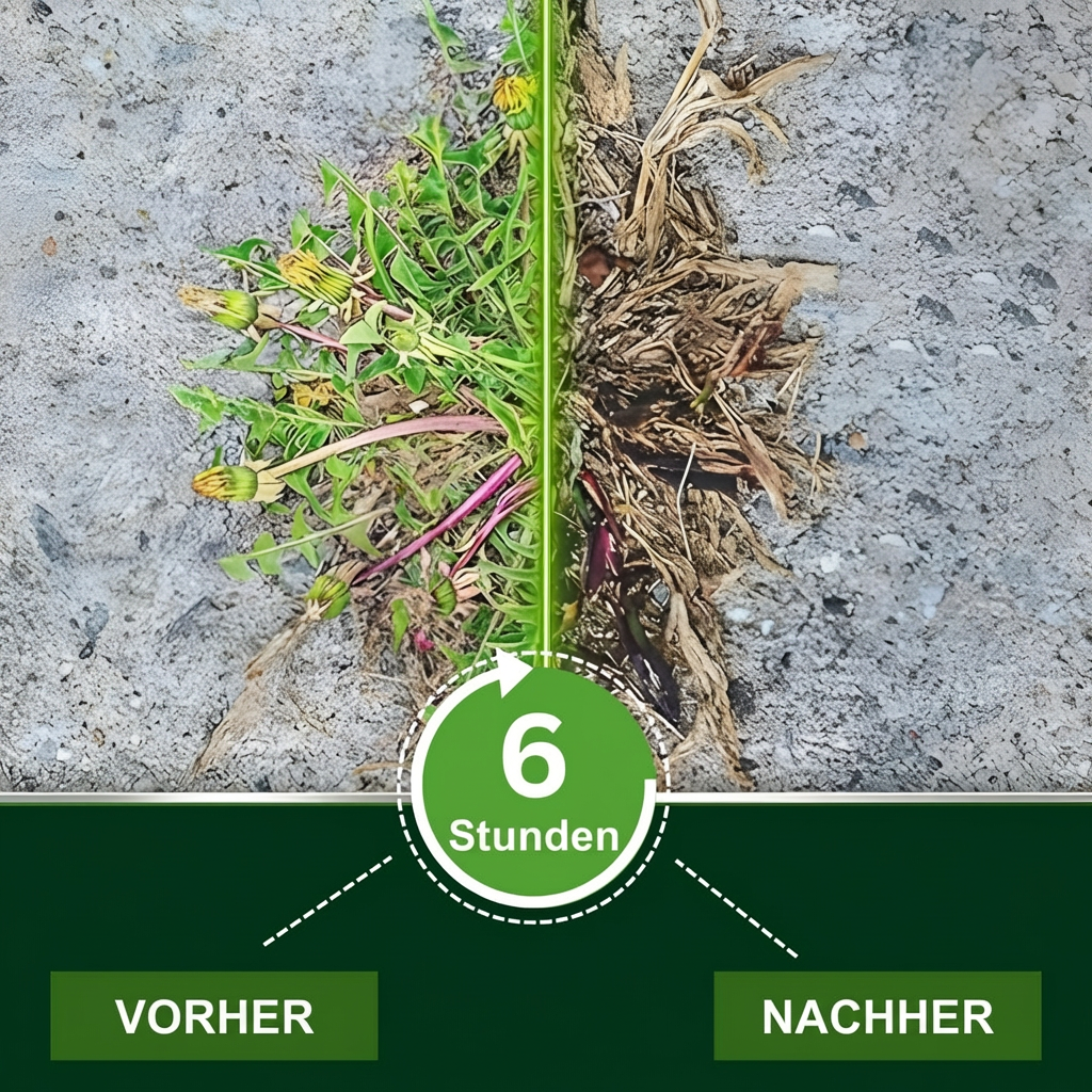 ⚡ Vernichtet bis in die Wurzel! | ⏱️ Unkrautfrei in nur 6 Stunden! | AEXZR® 2-in-1 Unkrautvernichter Pro