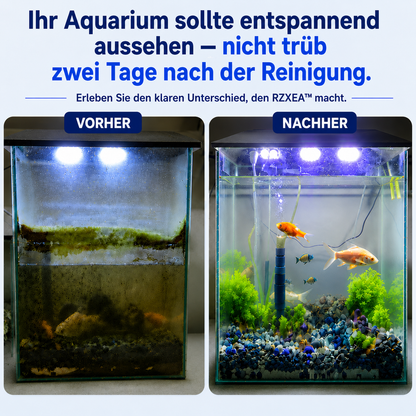 Aquarium-Wasserklärer & Geruchsentferner 5-in-1 | Brausetabletten RZXEA™ ClearTank Bio-Balance