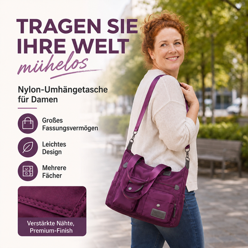 Wasserdichte Tragetasche mit großer Kapazität für Damen
