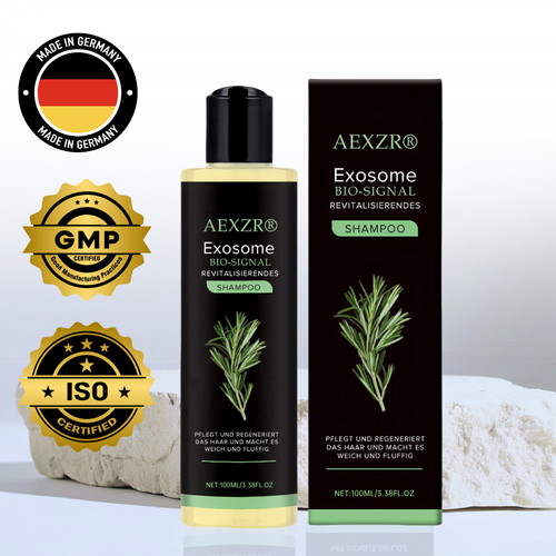 🌟 Tienda oficial | 🛡️ Detén la caída del cabello de raíz. ¡Pelo más denso en 20 días! | Champú Revitalizante Bio-Signal con Exosomas AEXZR®