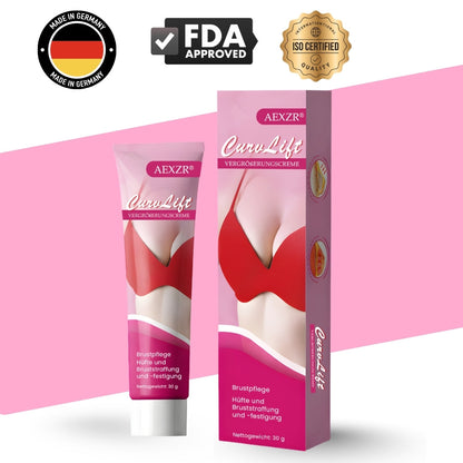✨ Von Flach zu Traumkurven! | ⏱️ Sichtbar voller in 30 Tagen! | AEXZR® CurvLift-Vergrößerungscreme