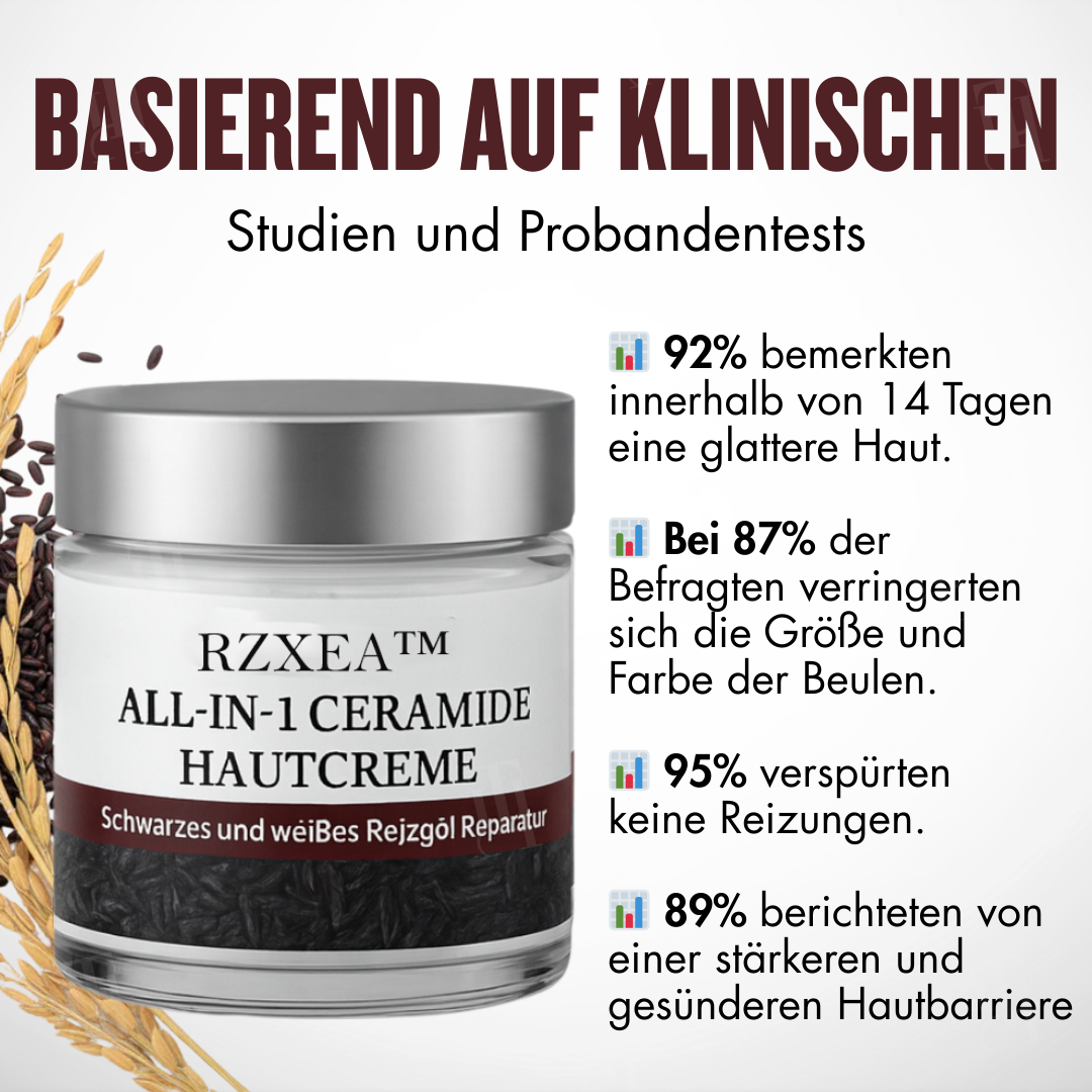 🏆Offizieller Store | 🛡️ Schluss mit brennenden Säuren! Entfernen Sie Hautmakel sanft & sicher RZXEA™ All-in-1 Ceramide Hautcreme