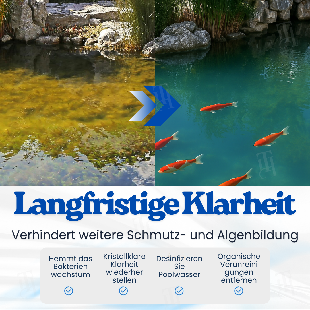⏱️ Kristallklar in 24 Stunden! | 🌿 100% Sicher für Fische & Pflanzen | AEXZR® Aqua-Guardian Pro Formel