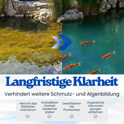 ⏱️ Kristallklar in 24 Stunden! | 🌿 100% Sicher für Fische & Pflanzen | AEXZR® Aqua-Guardian Pro Formel