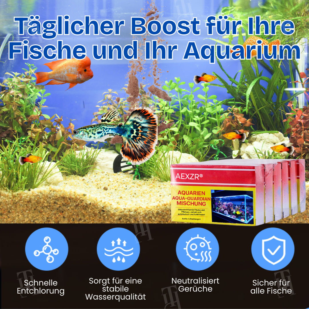 🏆Offizieller Store | ✨ Von trüb zu kristallklar über Nacht! | AEXZR® Aquarien Aqua-Guardian Mischung