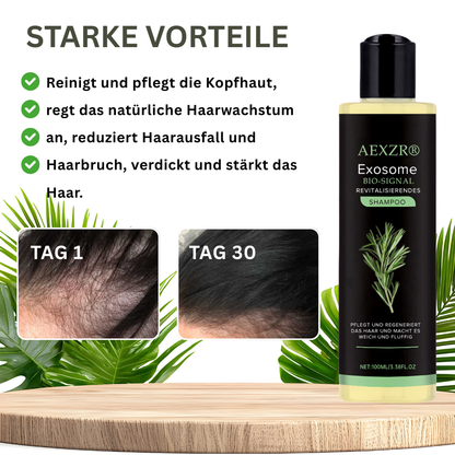 🌟 Tienda oficial | 🛡️ Detén la caída del cabello de raíz. ¡Pelo más denso en 20 días! | Champú Revitalizante Bio-Signal con Exosomas AEXZR®