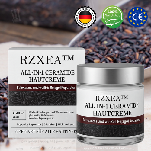 🏆Offizieller Store | 🛡️ Schluss mit brennenden Säuren! Entfernen Sie Hautmakel sanft & sicher RZXEA™ All-in-1 Ceramide Hautcreme