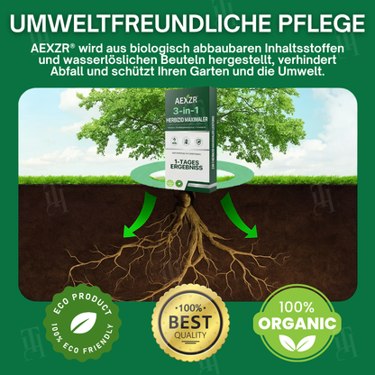 🏆 Bestseller | 🌱 Tötet Unkraut bis zur Wurzel | AEXZR® 3 in 1 Herbizid Maximaler Leistung