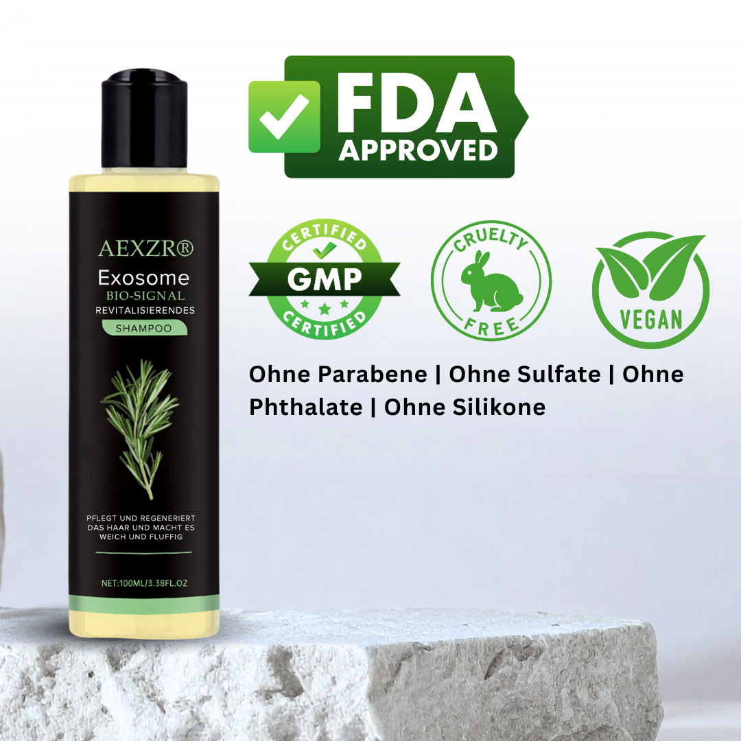 🌟 Tienda oficial | 🛡️ Detén la caída del cabello de raíz. ¡Pelo más denso en 20 días! | Champú Revitalizante Bio-Signal con Exosomas AEXZR®