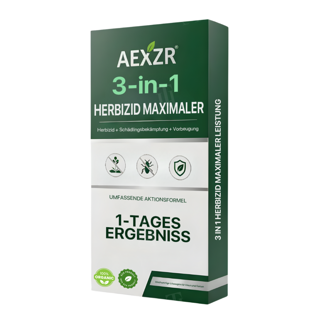 🏆 Bestseller | 🌱 Tötet Unkraut bis zur Wurzel | AEXZR® 3 in 1 Herbizid Maximaler Leistung