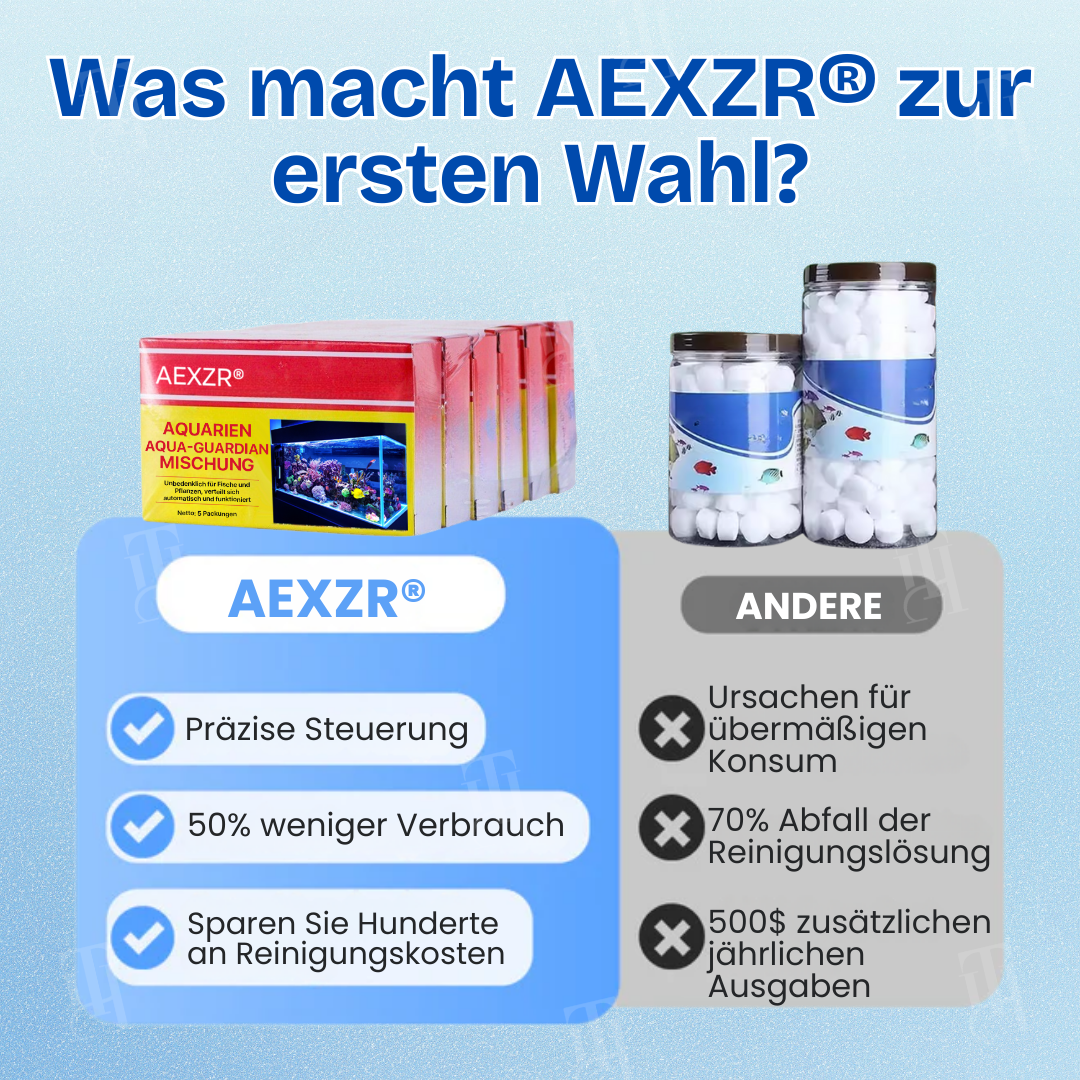 🏆Offizieller Store | ✨ Von trüb zu kristallklar über Nacht! | AEXZR® Aquarien Aqua-Guardian Mischung