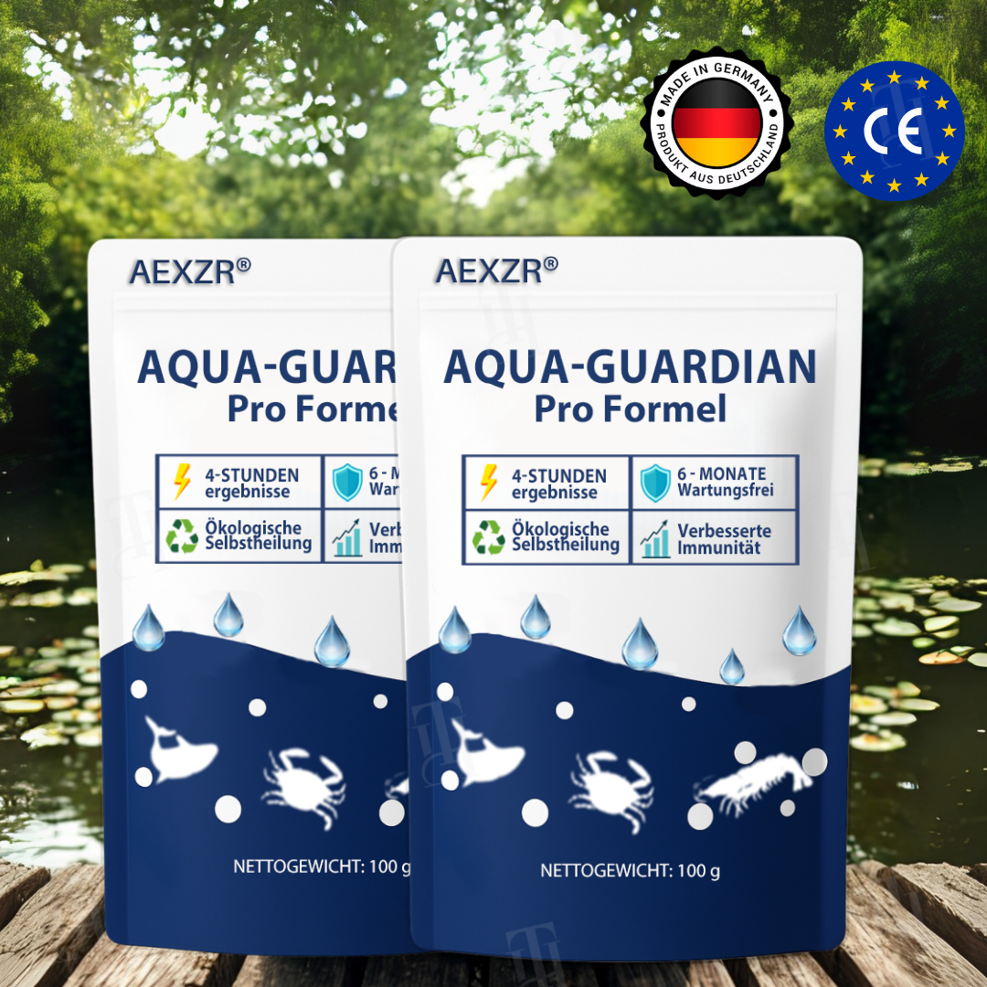 ⏱️ Kristallklar in 24 Stunden! | 🌿 100% Sicher für Fische & Pflanzen | AEXZR® Aqua-Guardian Pro Formel
