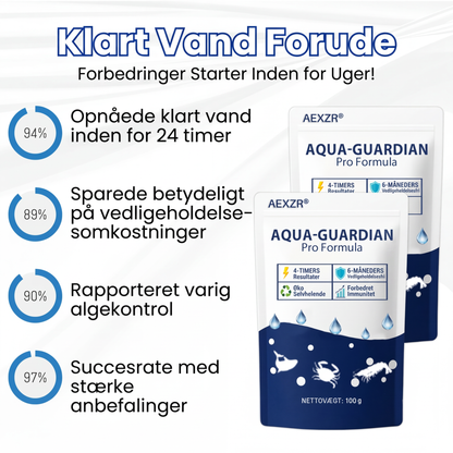 ✨ Fra grønt til rent natten over! | ⏱️ Krystalklart på 24 timer! | AEXZR® Aqua-Guardian Pro Formel