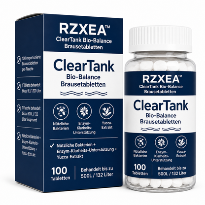 Aquarium-Wasserklärer & Geruchsentferner 5-in-1 | Brausetabletten RZXEA™ ClearTank Bio-Balance