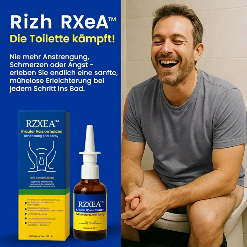 🌟 Offizieller Shop | 🛡️ Sofortige Linderung bei Stechen & Brennen! RZXEA™ Kräuter Hämorrhoiden Behandlung Anal Spray