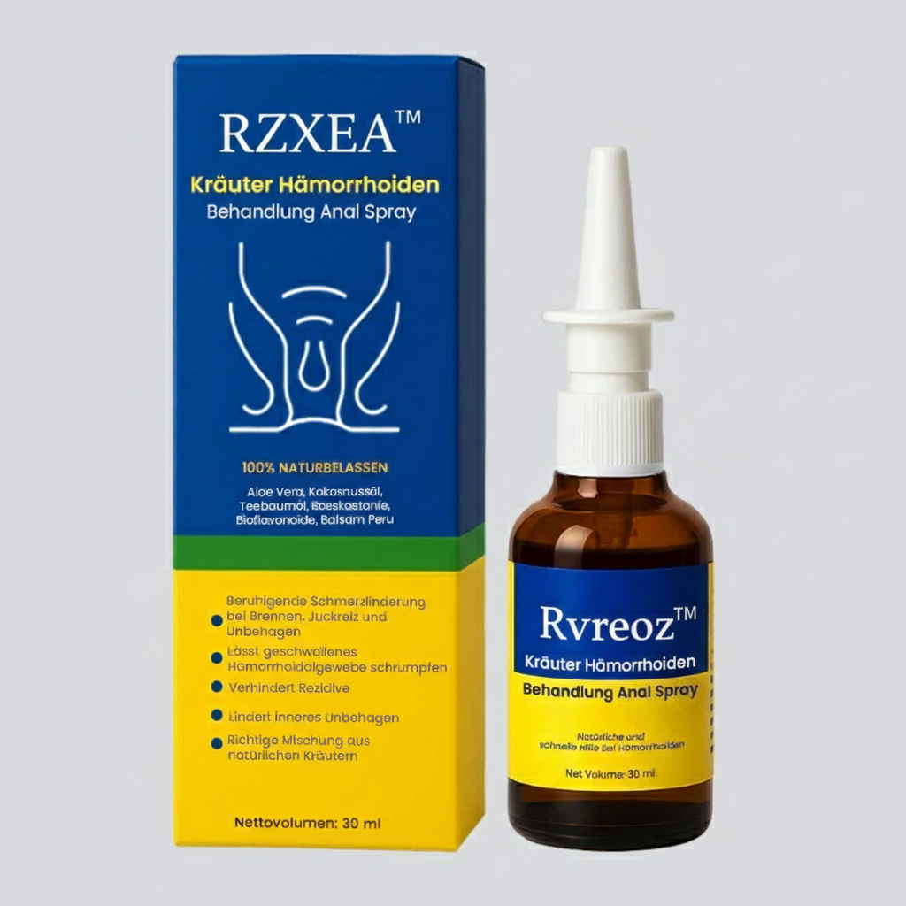 🌟 Offizieller Shop | 🛡️ Sofortige Linderung bei Stechen & Brennen! RZXEA™ Kräuter Hämorrhoiden Behandlung Anal Spray