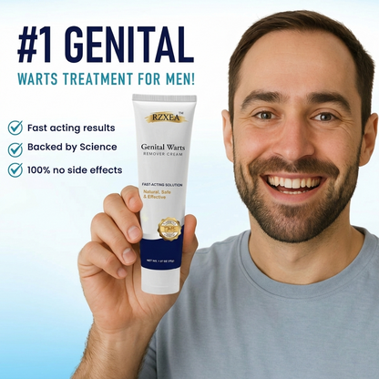 🌟 Official Store | 🛡️ Painless Removal in Just 3 Days! Clinical-Grade Sensitive Formula. RZXEA™ Genital Warts Remover Cream.