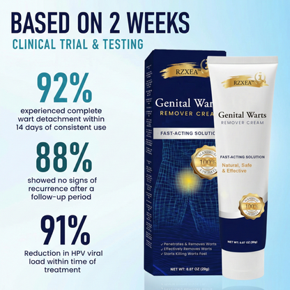 🌟 Official Store | 🛡️ Painless Removal in Just 3 Days! Clinical-Grade Sensitive Formula. RZXEA™ Genital Warts Remover Cream.