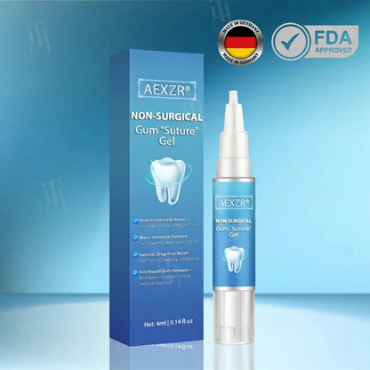 🌟Offizieller Store | 🛡️ Lockere Zähne festigen & Zahnfleischrückgang natürlich umkehren!AEXZR® Nicht-chirurgisches Zahnfleisch- "Naht“-Gel