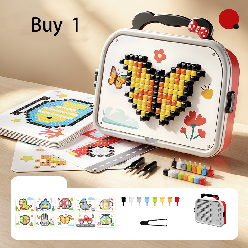 🍄50 % RABATT⏰ Kreatives 3D‑Pilz‑Steckpuzzle, fördert Feinmotorik & Problemlösefähigkeit bei Kleinkindern