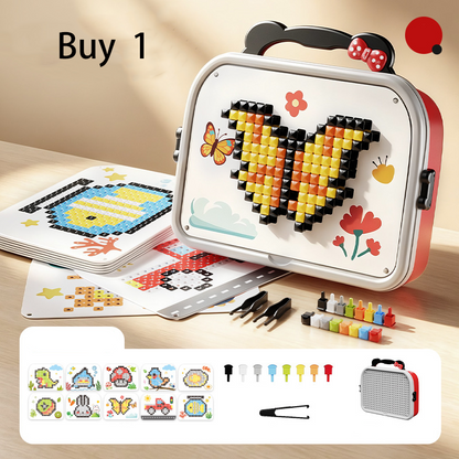 🍄50 % RABATT⏰ Kreatives 3D‑Pilz‑Steckpuzzle, fördert Feinmotorik & Problemlösefähigkeit bei Kleinkindern