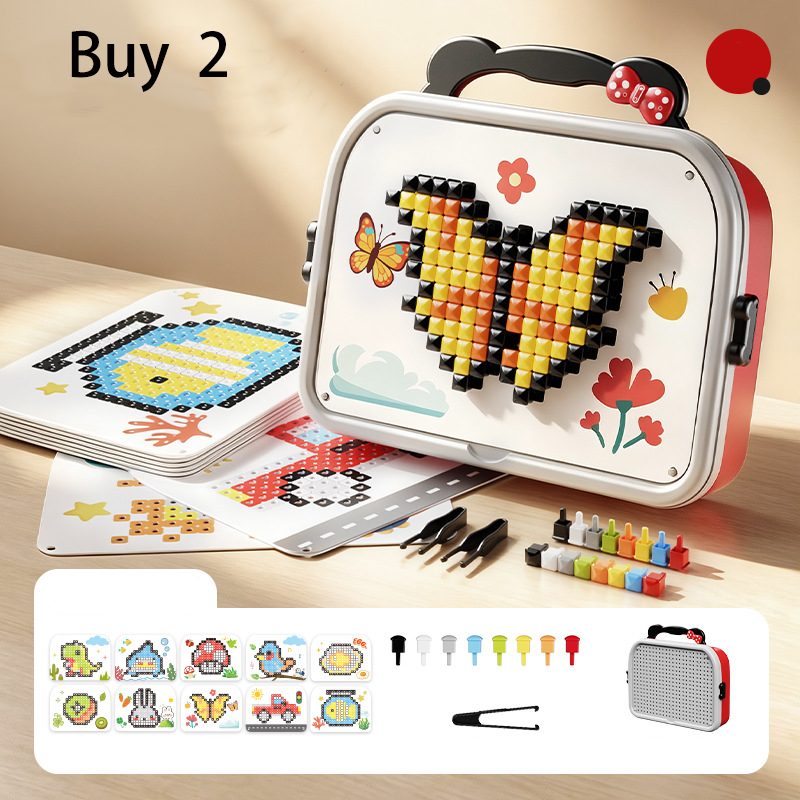 🍄50 % RABATT⏰ Kreatives 3D‑Pilz‑Steckpuzzle, fördert Feinmotorik & Problemlösefähigkeit bei Kleinkindern