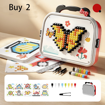 🍄50 % RABATT⏰ Kreatives 3D‑Pilz‑Steckpuzzle, fördert Feinmotorik & Problemlösefähigkeit bei Kleinkindern